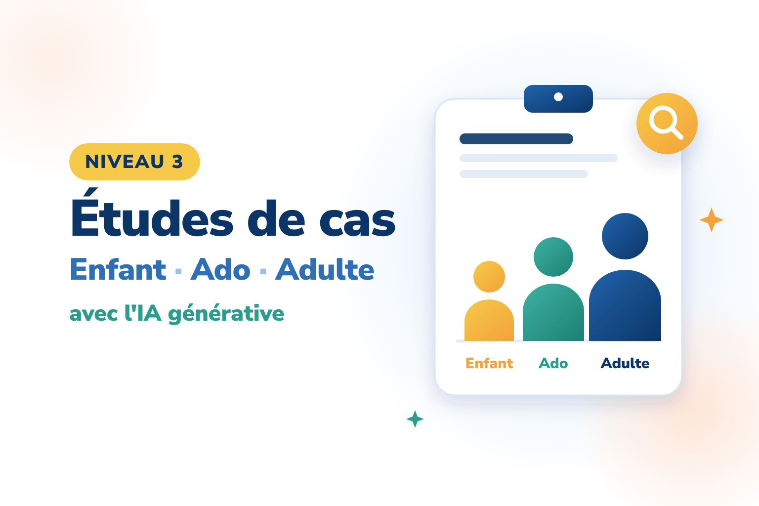 Niveau 3 – Études de cas enfant, ado et adulte avec l'IA générative en orthophonie