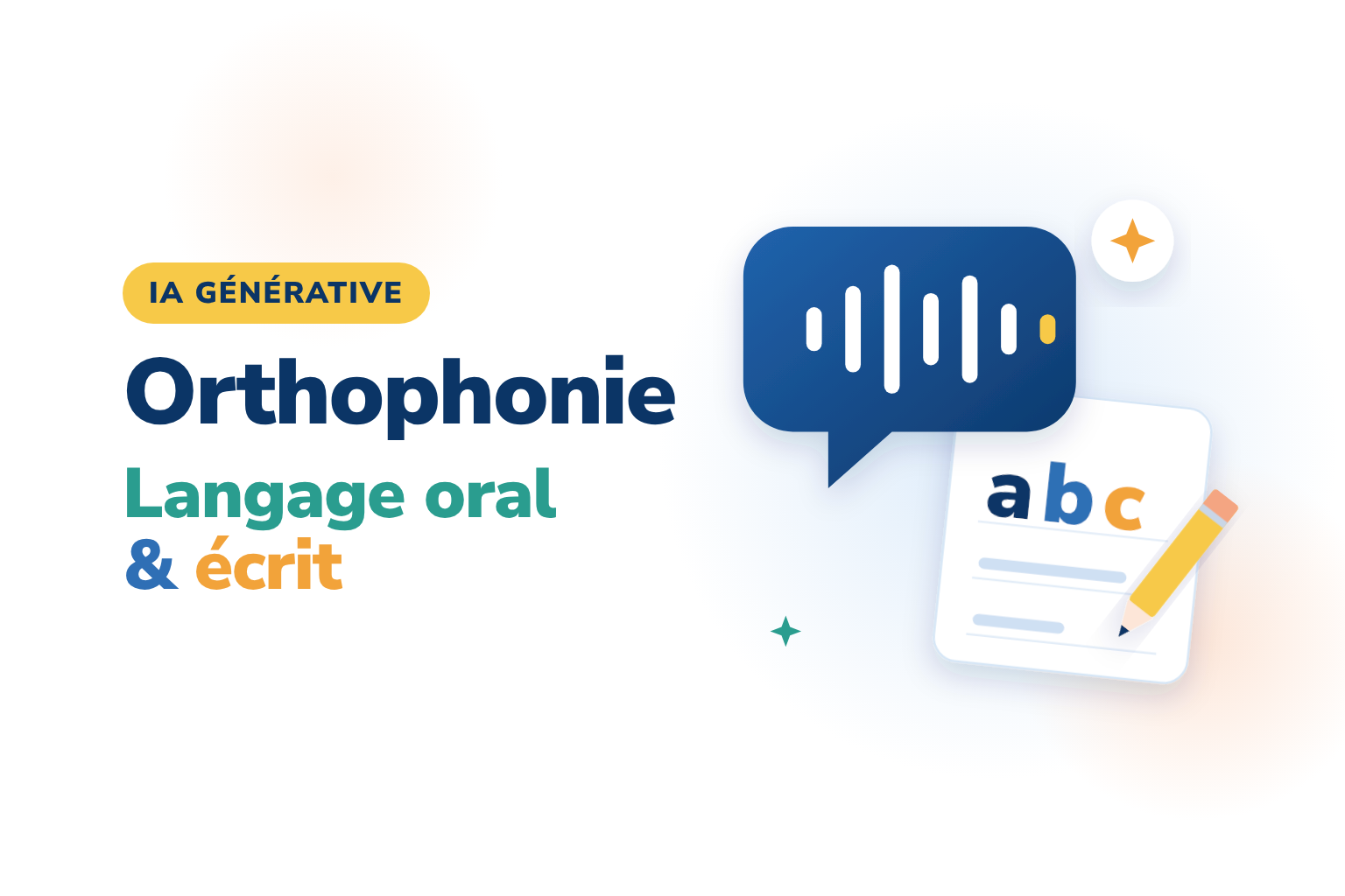 IA générative et orthophonie : langage oral et écrit